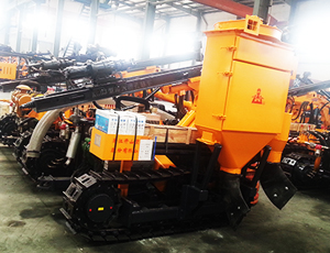 環保型潛孔鉆車